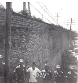 1948 NATIONALIST SOLDIERS CHINESE CIVIL WAR, BEIJING CHINA, TRAIN, 4 PHOTOS F1j