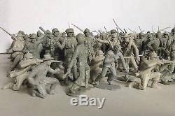 1950's Vintage Lot of 241 Marx MPC Civil War Soldiers Toys Figures