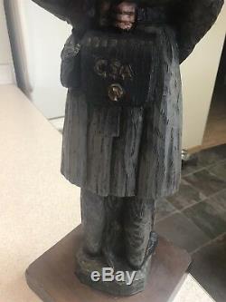 1971 Dunning Industries Rare Confederate Soldier Civil War Lamp Wood