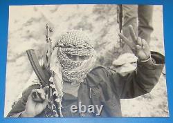 1986 AFP Press Photo Lebanon Civil War Arab Muslim Christian Palestinian Soldier