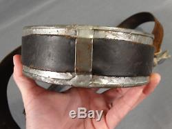 19thC Antique CIVIL WAR Confederate Style TIN DRUM Tinware CANTEEN SOLDIER RELIC
