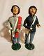 (2) Byers Choice CONFEDERATE & UNION SOLDIERS Civil War Carolers 2011