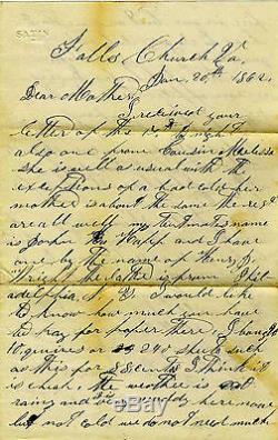 35th New York Infantry 1862 Signed Autograph Civil War Soldier Fort Skedaddle NY