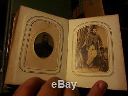 40 Photos Album CDV Tintype Maine Family 3 Civil War Soldiers in Uniform