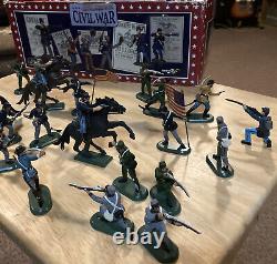 52006 American Civil War Soldiers- 48 Piece Assortment w / Box