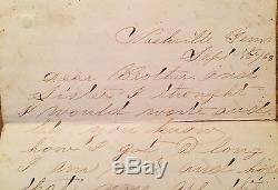 6 Original Civil War Letters from Union Soldier, 1863-64, Nashville, Shelbyville