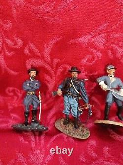 7 figure Civil war leader set lot 315 britain 130 diorama 132 soldier general