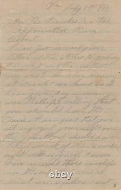 ALS Battle of Petersburg Civil War Soldier writes From Appomattox River 1864