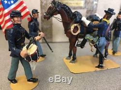 ALYMER SA MADE IN SPAIN metal toy soldiers #240 AMERICAN CIVIL WAR UNION 1861