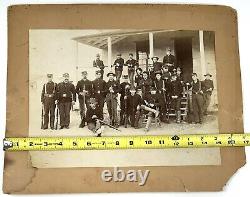 AMAZING Spanish American War Photo Civil War Era Muskets Soldiers Gun Picture