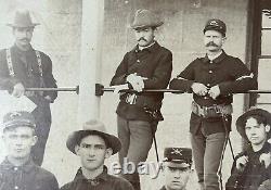 AMAZING Spanish American War Photo Civil War Era Muskets Soldiers Gun Picture