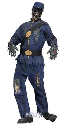 Adult Scary Union Soldier Zombie Civil War Halloween Costume