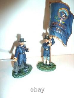 American CIVIL War #17570 Iron Brigade Command Set Toy Soldier