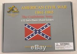 American Civil War 1/32 Confederate Army Soldier Figures & Cannon Artillery