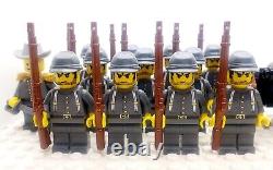 American Civil War Confederate Battalion Soldier made with real LEGO Minifigure