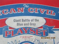 American Civil War Giant Battle of the Blue& Gray Playset CTS NEW