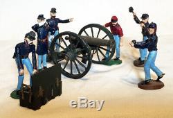 American Civil War Union Artillery toy soldier set