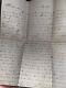 Antique 1850 Pre Civil War Letter Mentions Soldiers of Bunker Hill Great Country