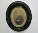 Antique 1860's Civil War Era Cabinet Photo Of A Soldier in Period Oval Frame