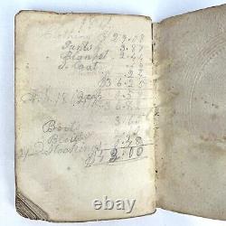Antique 1861 Civil War Named SOLDIER'S POCKET BOOK 8th PA CAVALRY Co. M. KRUSEN
