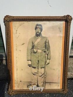 Antique African American Civil War Soldier