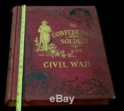 Antique Book The Confederate Soldier In The CIVIL War 1861-1865 Copyright 1894