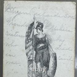 Antique CDV Photo Ided Civil War Soldier 5th Reg Co G Conn Vol Inf Died 1862