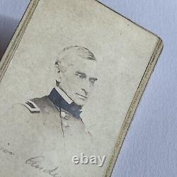 Antique CDV Photograph Man Soldier Major Anderson Union First Battle Civil War