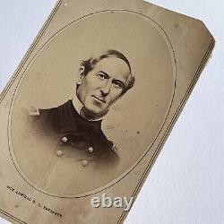 Antique CDV Photograph Soldier Civil War History Navy Vice Admiral DG Farragut