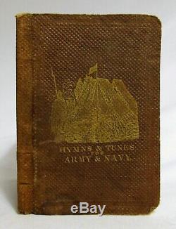 Antique CIVIL WAR Soldier Music HYMNS AND TUNES FOR THE ARMY AND NAVY Americana