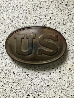 Antique CIVIL WAR U. S. Enlisted UNION SOLDIER Belt Buckle