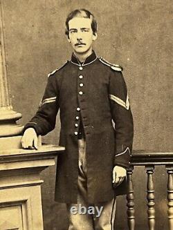 Antique Civil War Cdv Photo Union Soldier Corporal Salem Massachusetts 1860s