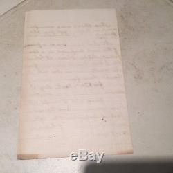 Antique Civil War Era Letter from a Union Soldier