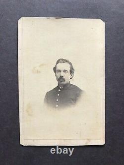 Antique Civil War Soldier From Norristown Pennsylvania Cdv Photo
