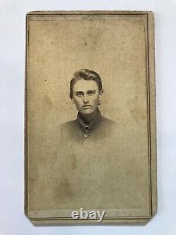 Antique Civil War Soldier Nashville Tennessee Possibly Confederate Cdv Photo
