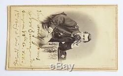 Antique Civil War Surgeon CDV Cabinet Card Union Soldier Doctor Photograph Vtg