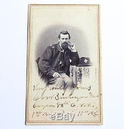 Antique Civil War Surgeon CDV Cabinet Card Union Soldier Doctor Photograph Vtg