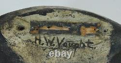 Antique Hand Carved Primitive Duck Decoy Signed Alabama CIVIL War Soldier