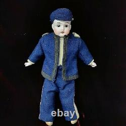 Antique KESTNER 154 DEP Bisque Doll Germany 11 Civil War Union Soldier RARE