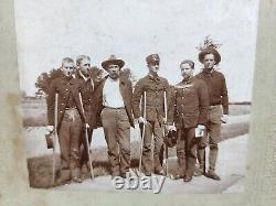 Antique Photo Wounded American Soldiers Post Civil War Spanish American War