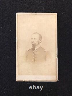 Antique San Francisco California Civil War Soldier In Uniform Cdv Photo Card