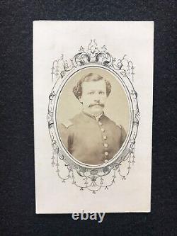 Antique St. Louis Missouri Civil War Soldier Cdv Photo With Tax Stamp