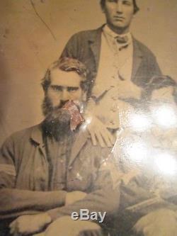 Antique Tintype Union Civil War Soldiers