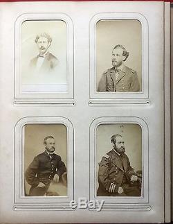 Antique Vintage 1800's Family Photo Album with Civil War Era Union Soldiers