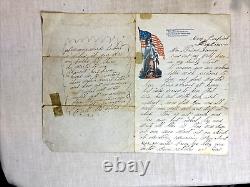 Authentic CIVIL WAR UNION SOLDIER LETTER from CAMP PIERPONT WV FIGHTING REBELS