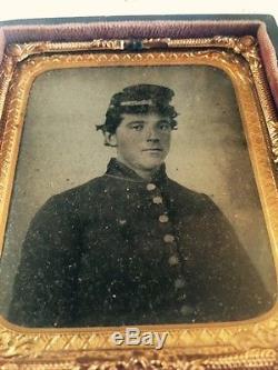 Awesome 1863 Ohio Infantry CIVIL WAR LETTER & Soldier Picture from Mississippi