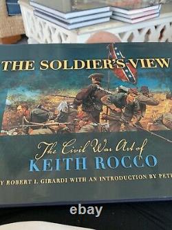 BOOK The Soldier's View The Civil War Art of Keith Rocco 2004 100+ ill