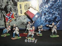 Britains 17016 Lone Star American CIVIL War Flagbearer Toy Soldier Figure Set