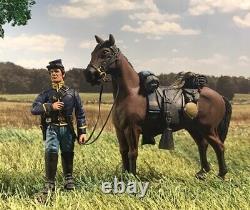Britains CIVIL War Union 31325 Federal Cavalry Trooper Holding Horse