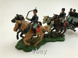Britains Ltd, Civil War Cannon Horse with Soldiers Carriage & 12 Pounder Gun Set